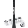 Antenna con viti e tappi valvola pneumatici auto sparco "spc1417" in alluminio