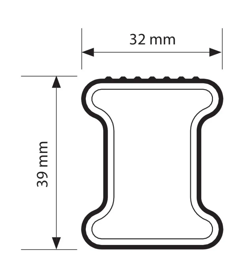 Barra portatutto acciaio - 135 cm n10005