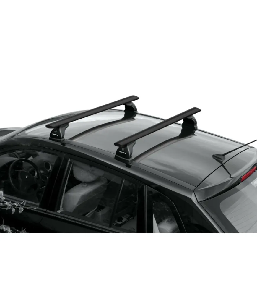 Barre portatutto "evos silenzio black" in alluminio s 108 cm - n15079