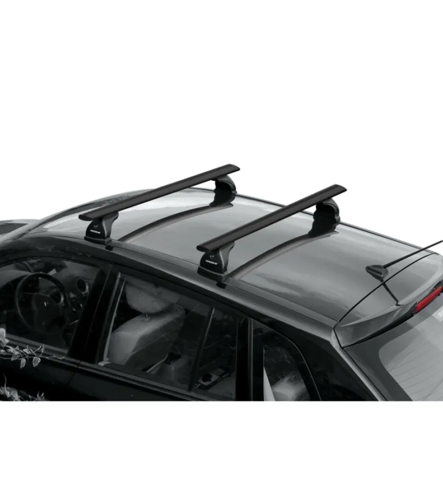 Barre portatutto "evos silenzio black" in alluminio xl 140 cm - n15082