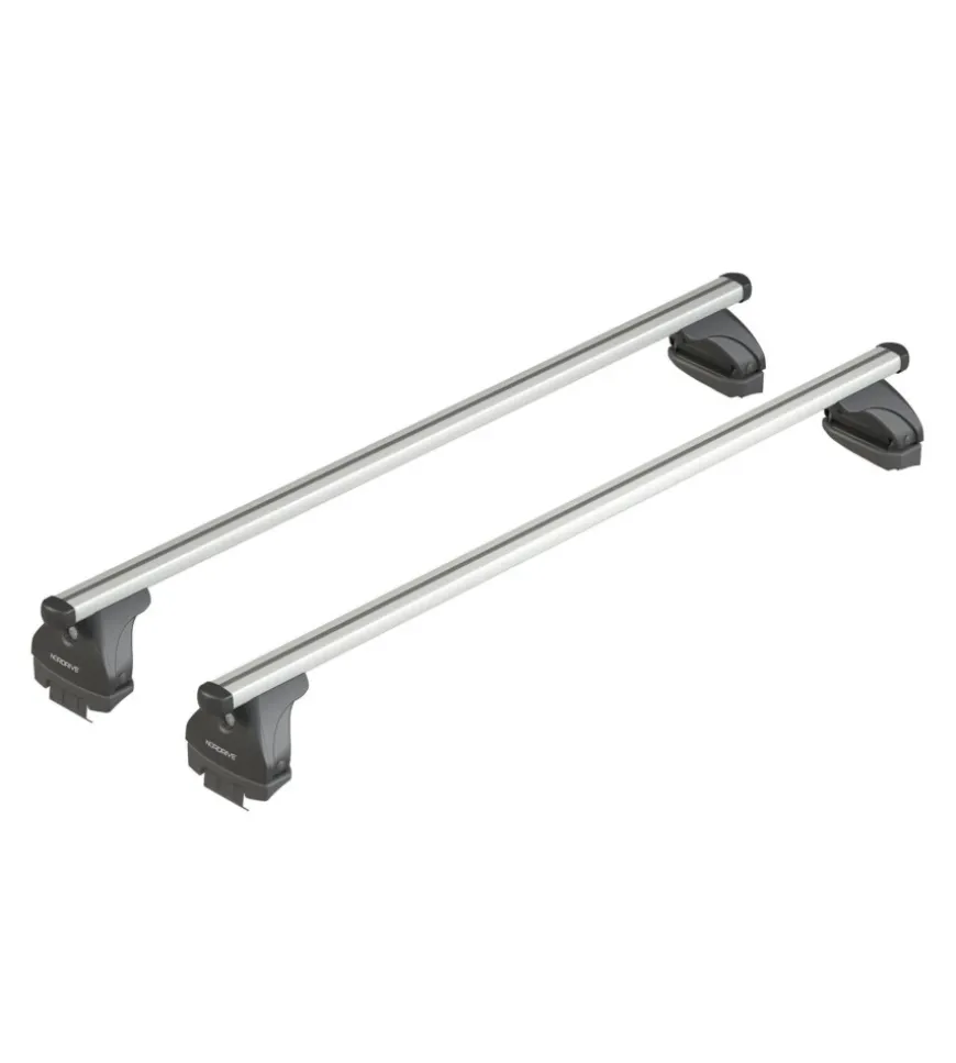 Barre portatutto per auto kit completo nordrive - evos lp - 117 - helio l nk117lhl