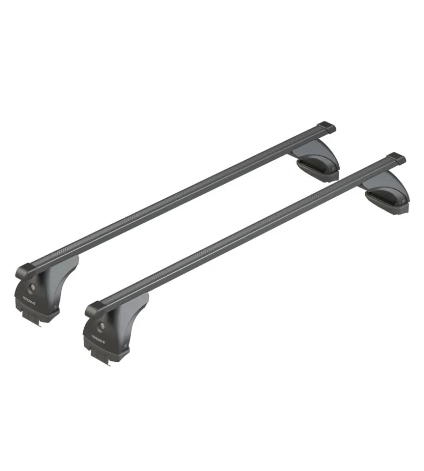 Barre portatutto per auto kit completo nordrive - 102 - quadra m nk102eqm