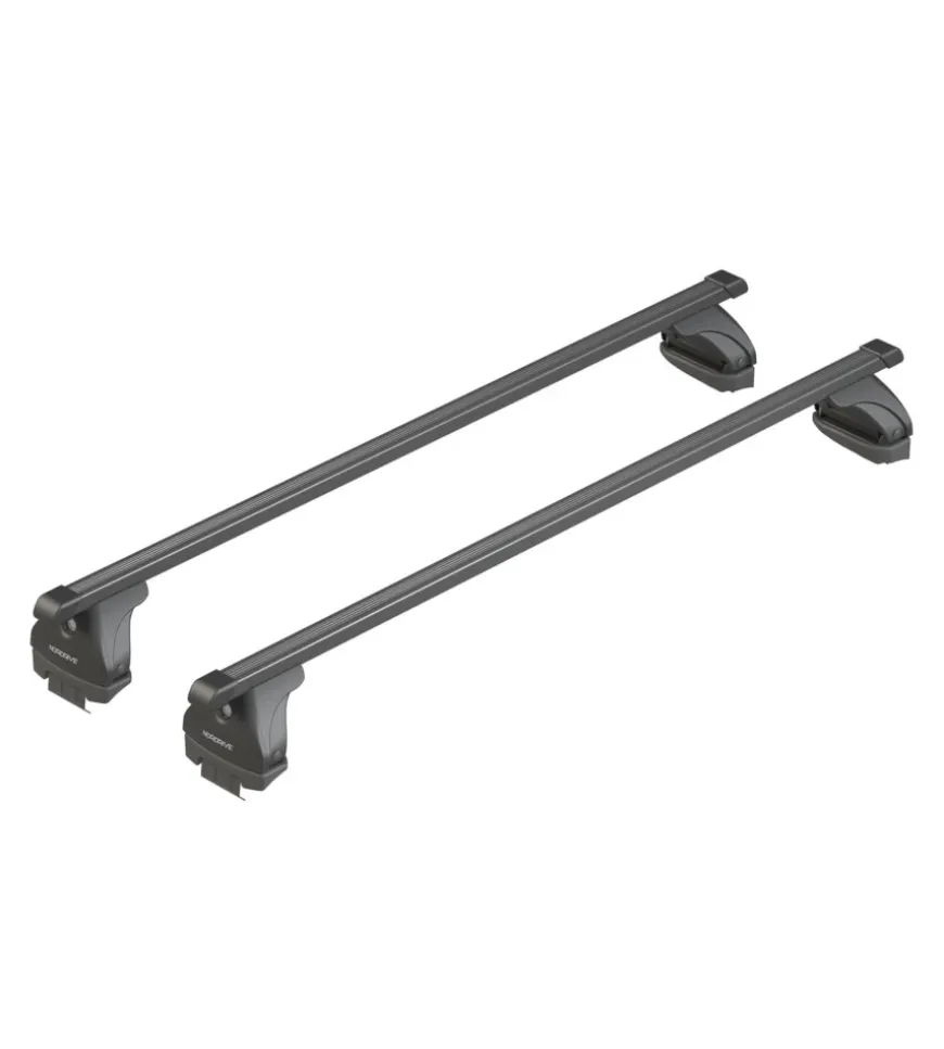 Barre portatutto per auto kit completo nordrive - evos lp - 101 - quadra m nk101lqm