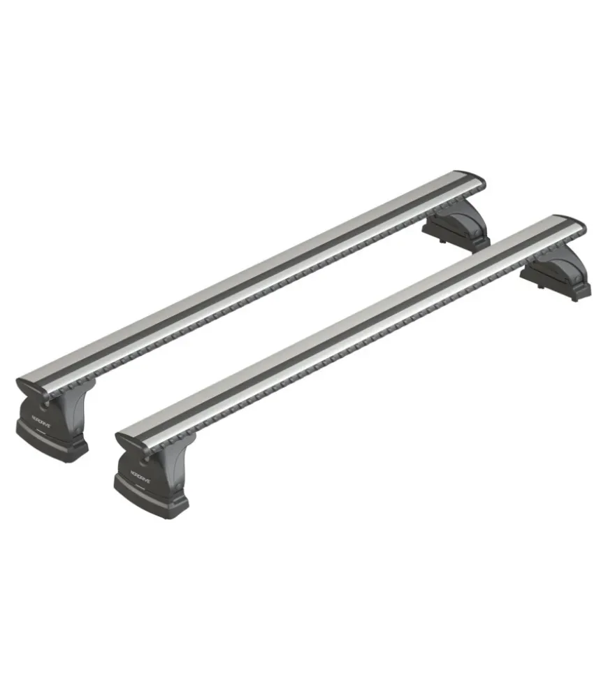 Barre portatutto per auto kit completo nordrive - evos lp - 135 - silenzio s nk135lss