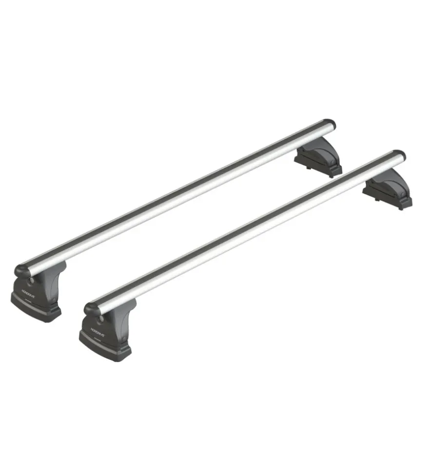 Barre portatutto per auto kit completo nordrive - evos lp - 114 - alumia m nk114lam