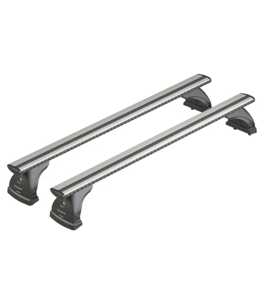 Barre portatutto per auto kit completo nordrive - evos - 124 - silenzio m nk124esm