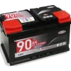 Batteria auto 90ah 12v 720a polo positivo destro cassetta l4