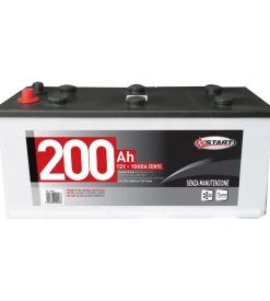Batteria autocarro 200ah 1000a polo positivo:destro cassetta c