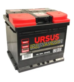 Batteria avviamento auto ursus max, 50 ah dx