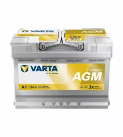 Batteria di avviamento auto varta "a7" 12v 70ah