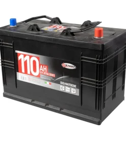 Batteria per autocarro e trattori 110ah 12v 750a polo positivo destro