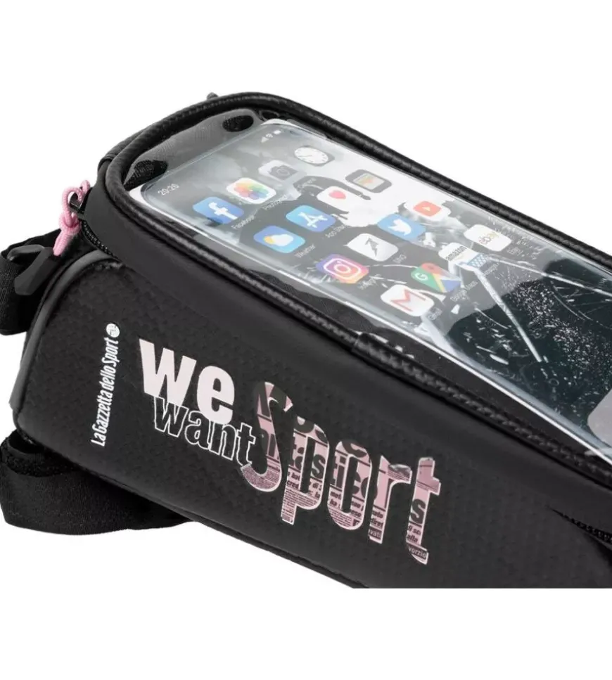 Borsa per bicicletta gazzetta dello sport "sprinter" idrorepellente, 10x10x20 cm