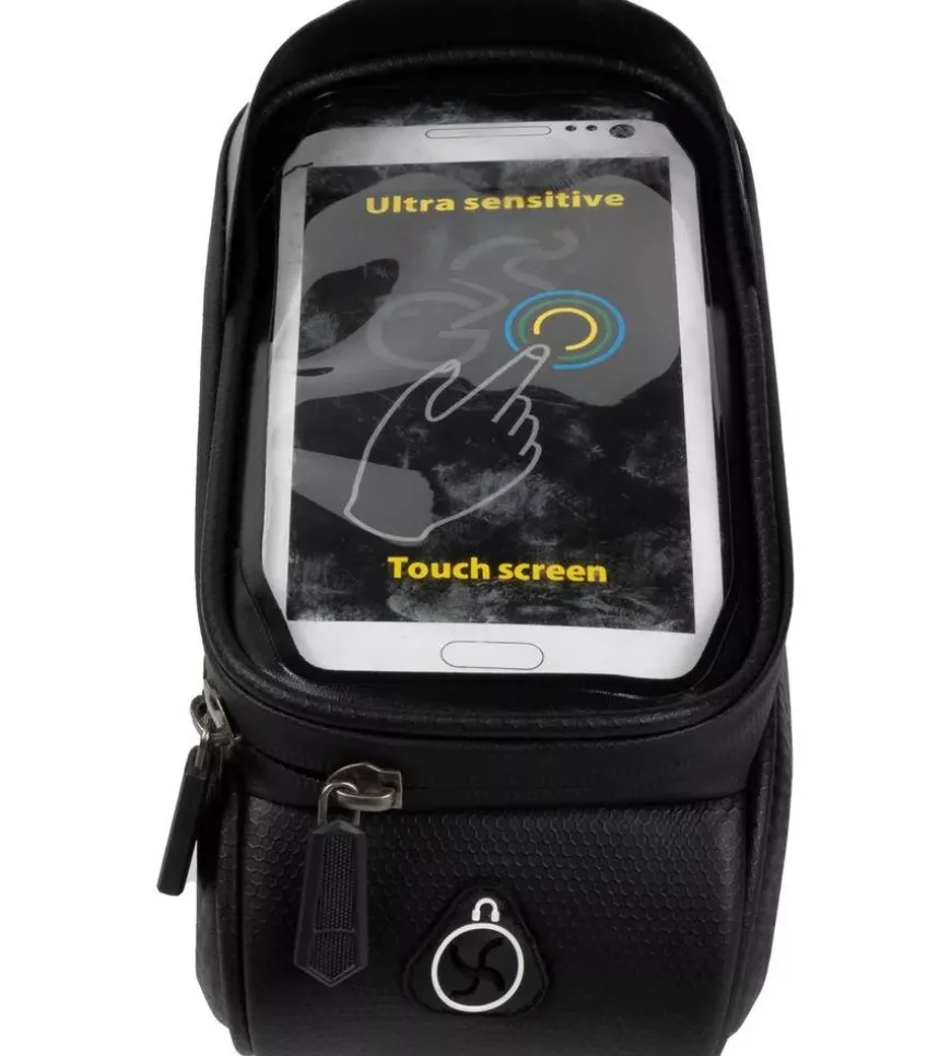 Borsa per bicicletta gazzetta dello sport "crono" idrorepellente, 11x13x24 cm