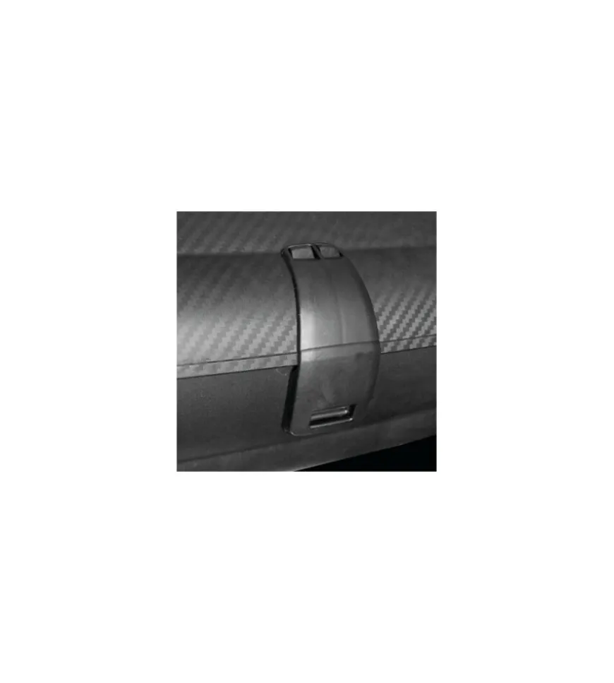 Box tetto per auto "gran-pree" in polipropilene nero carbone 400 lt