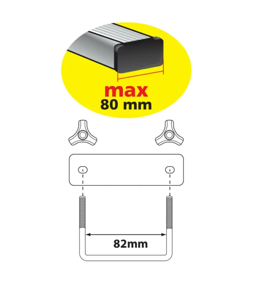 Box tetto per auto "gran-pree" in polipropilene nero carbone 400 lt