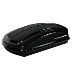 Box tetto per auto 330 litri in abs nero lucido - n60002
