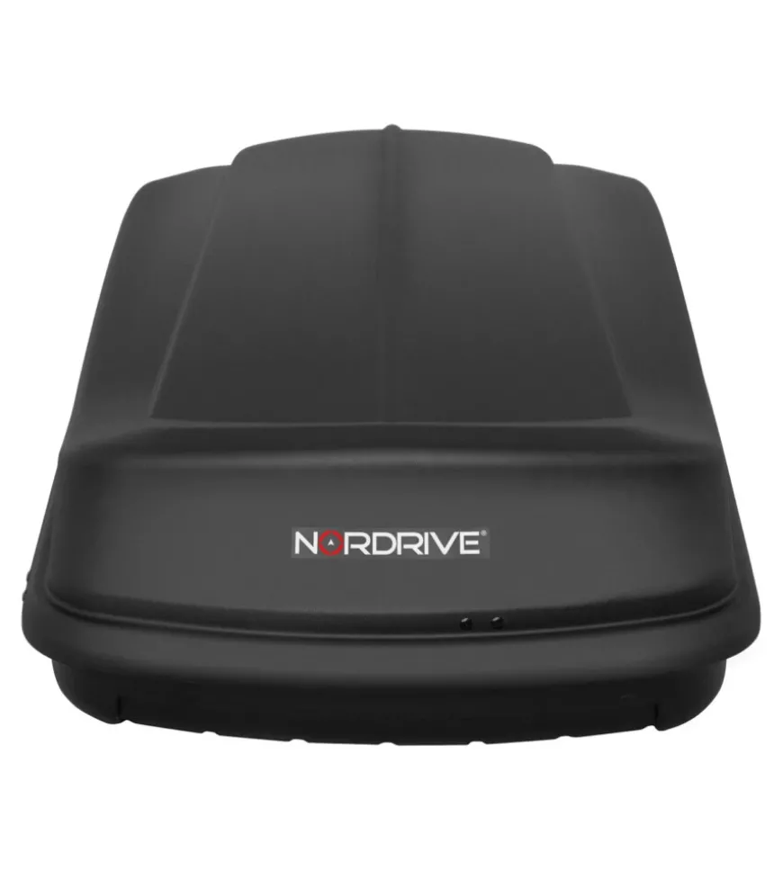 Box tetto per auto 430 litri in abs nero goffrato - n60016