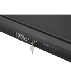 Box tetto per auto 430 litri in abs nero goffrato - n60016