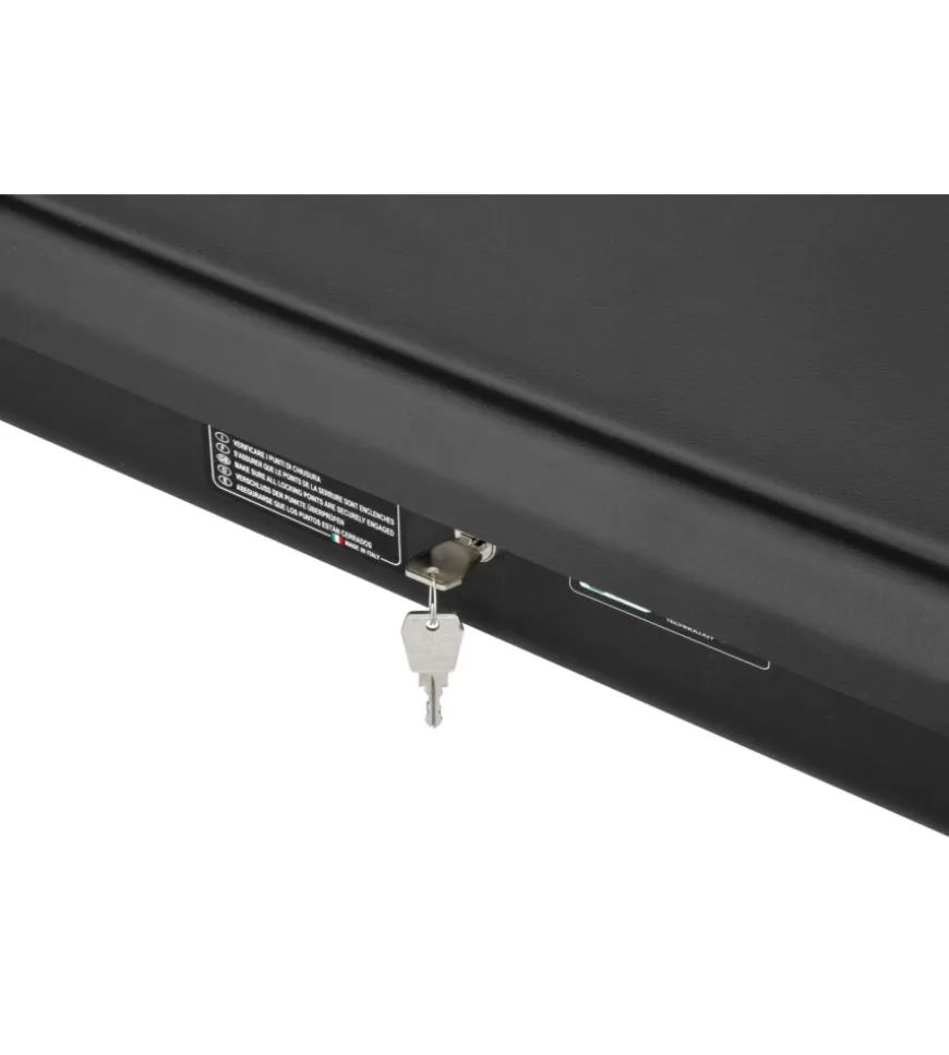 Box tetto per auto 430 litri in abs nero goffrato - n60016