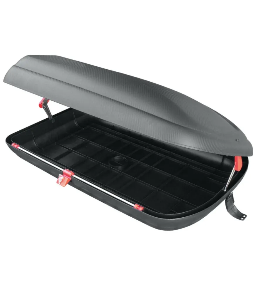Box tetto per auto 320 litri lampa in polipropilene nero - 60132
