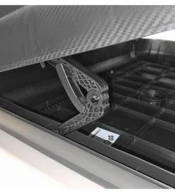 Box tetto per auto 320 litri lampa in polipropilene nero - 60132
