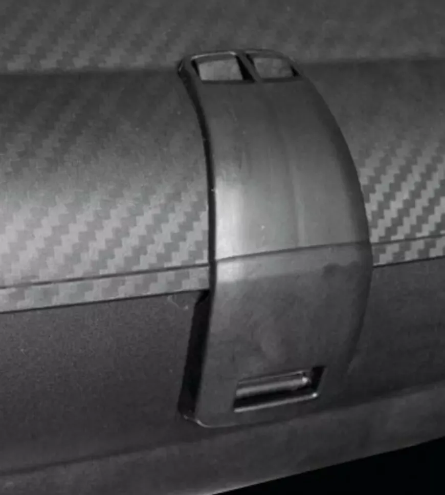 Box tetto per auto 320 litri lampa in polipropilene nero - 60132