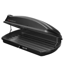Box tetto per auto nordrive 333 litri in abs nero goffrato - n60033