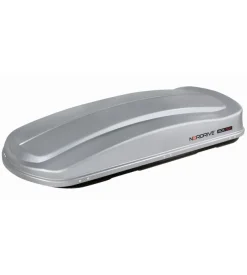 Box tetto per auto nordrive 530 litri in abs grigio goffrato - n60020
