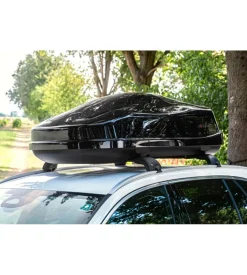 Box tetto per auto nordrive 480 litri in pst nero lucido - n60046