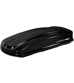 Box tetto per auto nordrive 530 litri in abs nero lucido - n60022