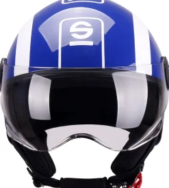Casco moto sparco sp601 blu/bianco tg.l
