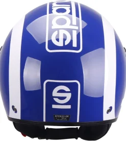 Casco moto sparco sp601 blu/bianco tg.m