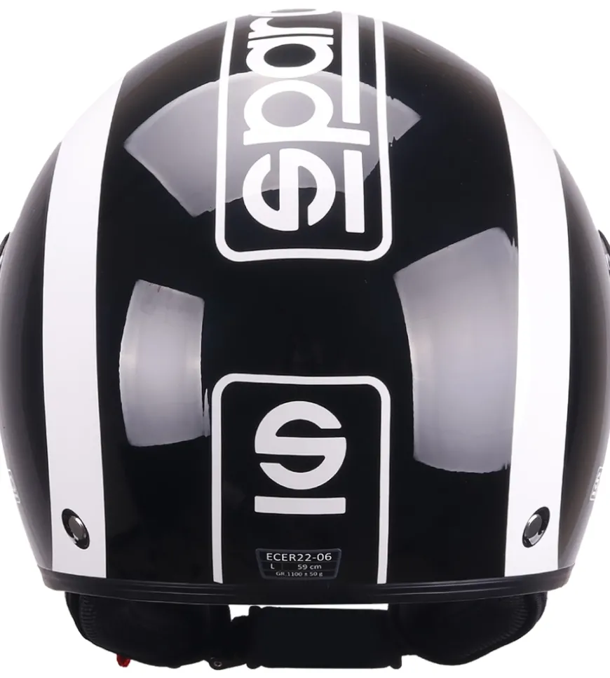 Casco moto sparco sp601 nero/bianco tg.s