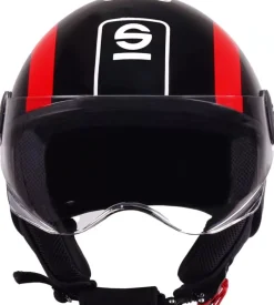 Casco moto sparco sp601 nero/rosso tg.xl