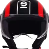 Casco moto sparco sp601 nero/rosso tg.s