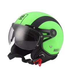Casco moto sparco "sp501" verde fluo, tg xl