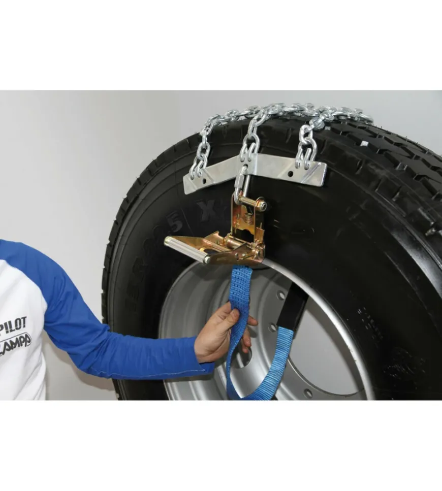 Catene a settori-cingoli per camion snowdrive "serie europa-pro - 3e" 3 pezzi - 16216