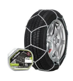 Catene da neve made in italy per auto "zip 9" codice misura 102 - konig.