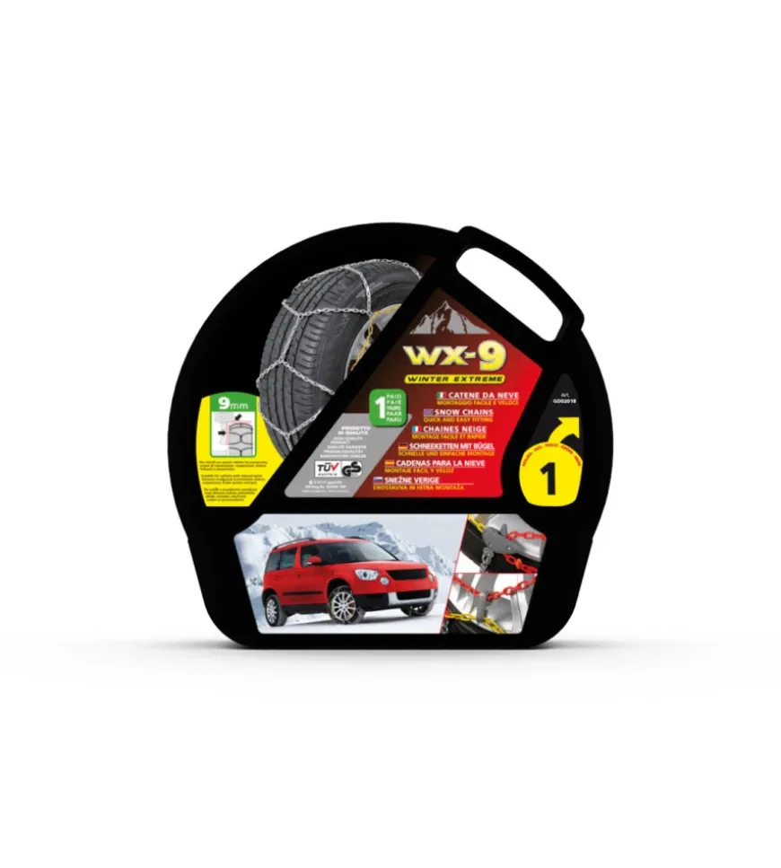 Catene da neve per auto 9mm.gr.1 rombo wx-9 winter extreme winter extreme gd02001