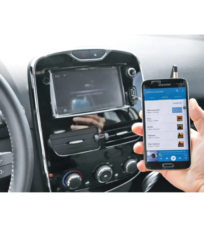 Cavo autoradio 120cm aux aux - nero 38900
