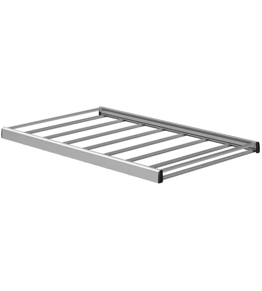 Cesta portapacchi per auto e veicoli commerciali nordrive krs-07 kargo rack compact - 210x135x7 cm nkr0902