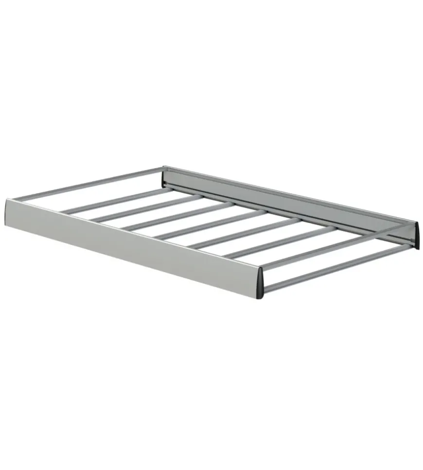 Cesta portapacchi per auto e veicoli commerciali nordrive krs-12 kargo rack compact - 180x180x12 cm nkr0304