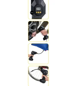 Compressore ad aria portatile digitale in abs, 120 w