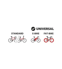 Copertura per portabici su gancio traino nordrive 190x50x130 cm - n60058