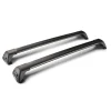 Coppia barre auto portatutto telescopiche in alluminio - 105+110 cm  y8050236