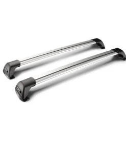 Coppia barre auto portatutto telescopiche in alluminio - 110 cm  y8050183