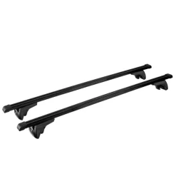 Coppia barre portatutto in acciaio in-rail steel - l - 127 cm n15051