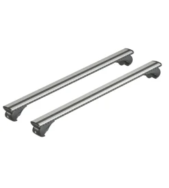 Coppia barre portatutto in alluminio silenzio rail - xl - 140 cm n15097