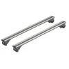 Coppia barre portatutto in alluminio silenzio rail - m - 120 cm  n15095