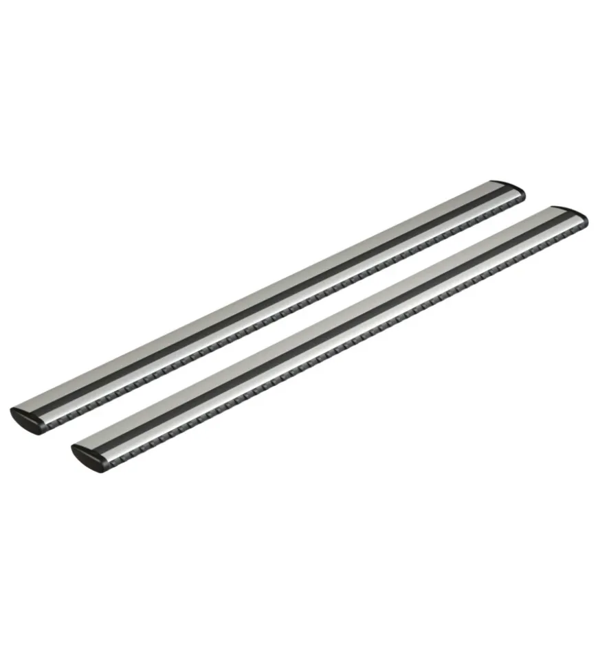 Coppia barre portatutto in alluminio silenzio - xl - 140 cm n15087